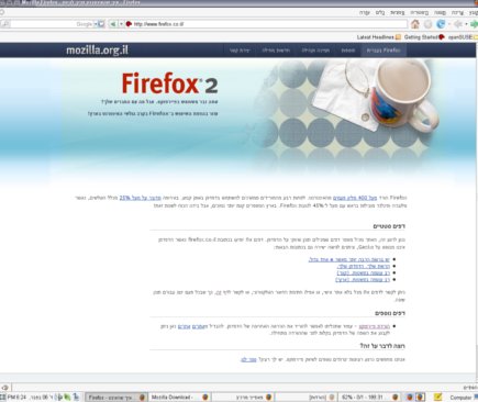 פיירפוקס בעיברית פיירפוקס בעיברית