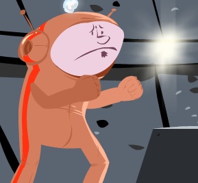 אבן נייר ומספריים בחלל