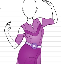 מעצבת אופנה: שמלה למסיבה