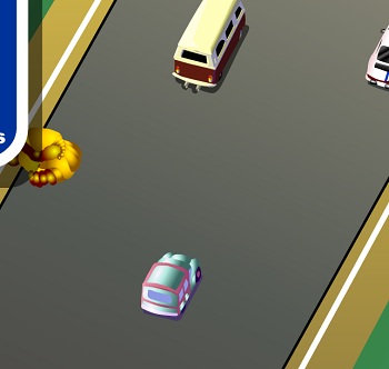 המכונית בדרך