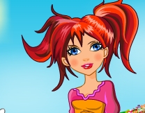 מלבישים ילדת פרחים