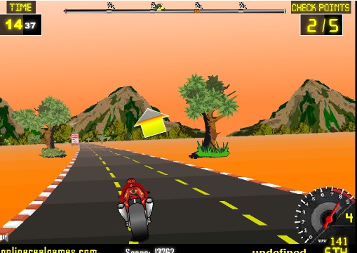 מרוץ אופנועים משודרג