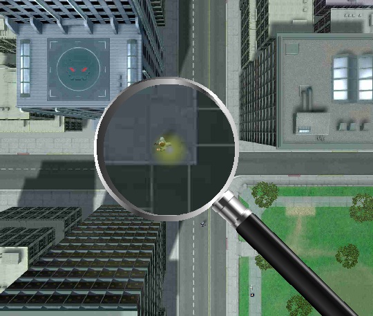 להרוס רחובות עם זכוכית מגדלת