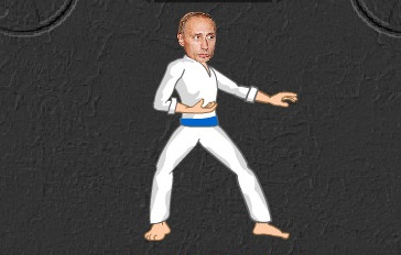 מכות עם פוטין