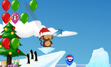 הקוף והבלונים חג המולד 2