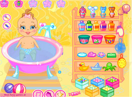 לקלח את התינוקת