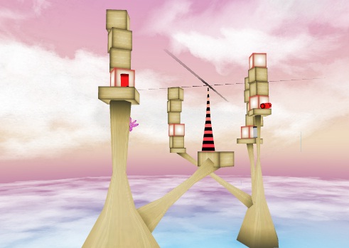 פיצוץ מבנים תלת מימד