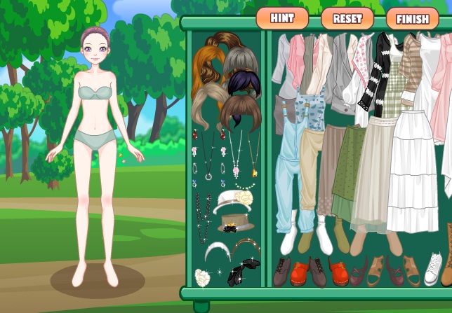 הלבשת בחורה ברחוב