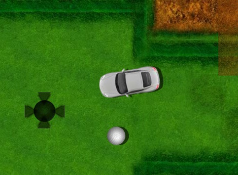 מיני גולף עם מכונית