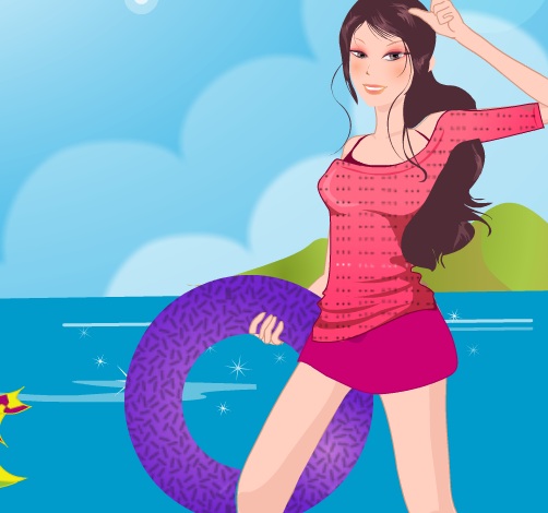 הלבשת בגדי ים 