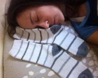 לישון עם גרביים
