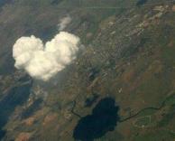 ענן בצורת לב..