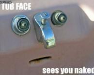 כיור בצורת פרצוף