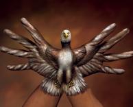 ציפור על היד