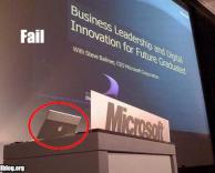 אפל גם בכנס של מיקרוסופט