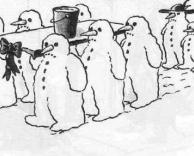 הלוויה של איש שלג