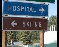 יוצאים לסקי-חוזרים לבית החולים