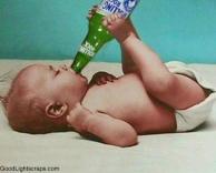 התינוק והבירה