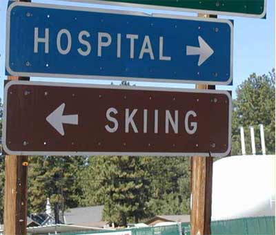 יוצאים לסקי-חוזרים לבית החולים